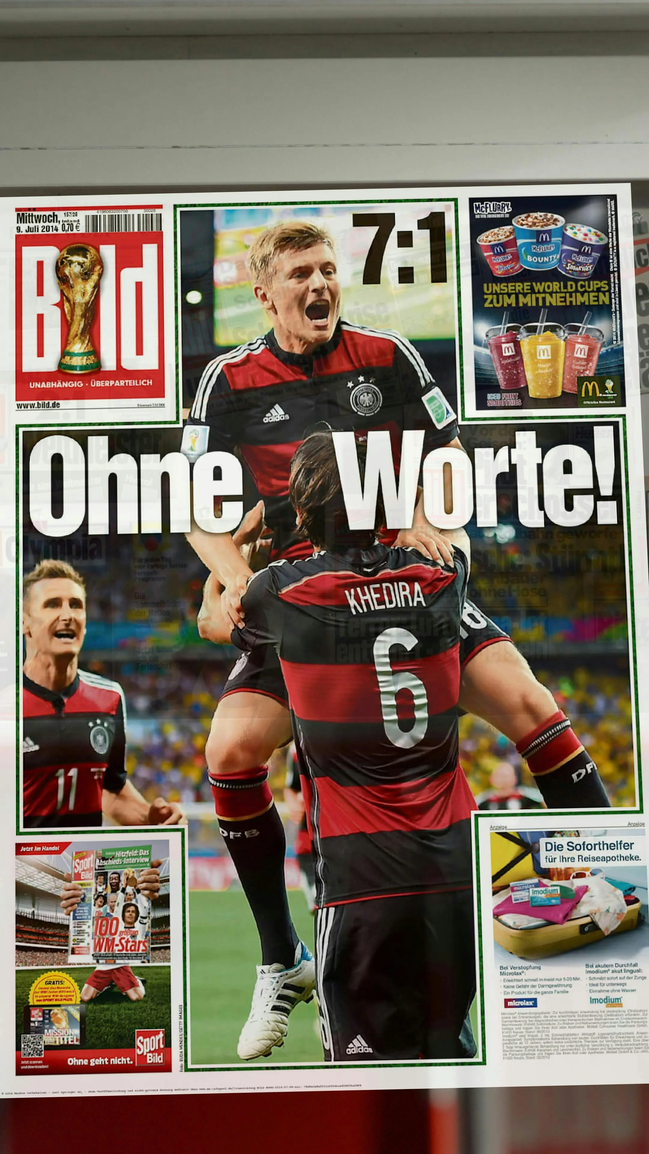 Titelseiten WM 2014